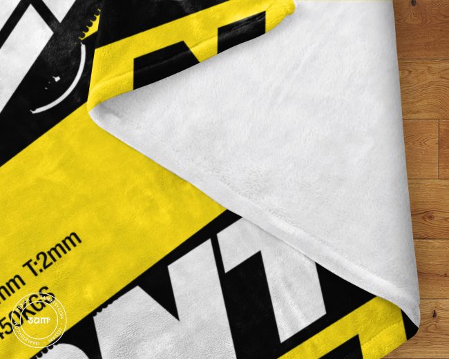 Dont Sleep Blanket • Industrial • Closeup Dont Sleep Blanket • Industrial Version