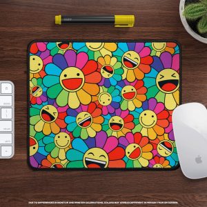 Happy Flowers Non-Slip Mousepad Happy Flowers Non-Slip Mousepad