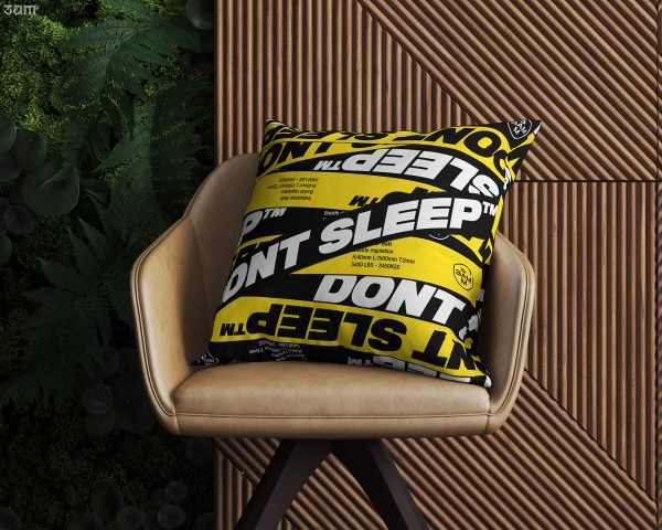 pillow-dontsleep-chair Dont Sleep Throw Pillow
