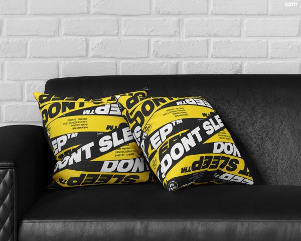 pillow-dontsleep-sofa Dont Sleep Throw Pillow