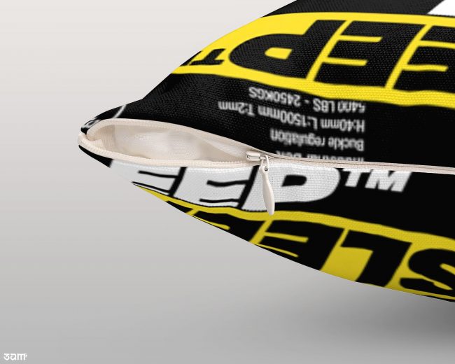 Dont Sleep Throw Pillow • Zipper Dont Sleep Throw Pillow