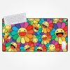 Happy Flowers Desk Mat • XL Mousepad