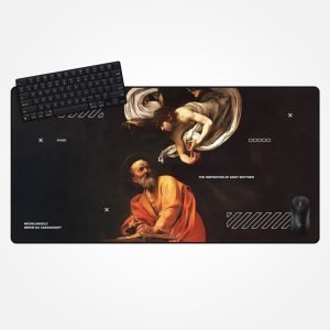 Inspiration of Saint Matthew Desk Mat
