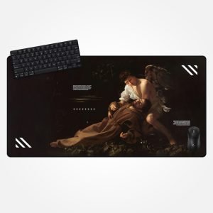 Saint Francis Baroque Art Desk Mat